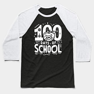 100 Days of School Baseball T-Shirt